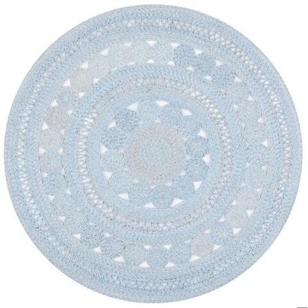 Safavieh 4 x 4 ft. Cape Cod Round Area Rug, Blue CAP222M-4R